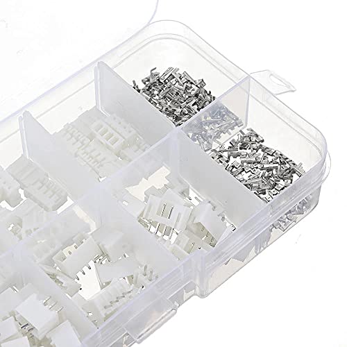 Kit JST PH2.0 conector de alambre de 900 piezas para solucionar fallos de conexión de 2 a 4 pines 5