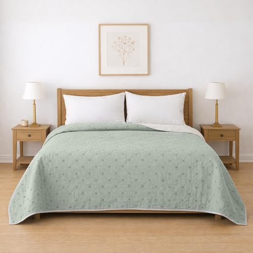 BESCH Colcha Boutis para Primavera y Verano