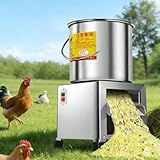 CGLYYDS Professioneller Gemüsehobel mit 1800 W Leistung, Kleiner Geflügelfutterverarbeiter aus Edelstahl, gewerblicher Gemüseschneider für die Geflügelfutterverarbeitung, hohe Leistungsfähigkeit