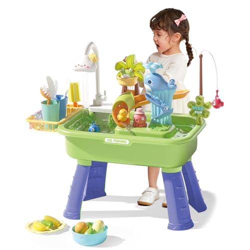 Table à eau pour enfants, le cadeau parfait avec son évier de jeu - 7