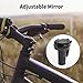 TUCKBOLD Bike Rearview Mirror 46x32x44mm Adjustable | Front Handlebar Bike Mirror Black with Mounting Accessories for Bicycle Mountain Road Bike 1 Set