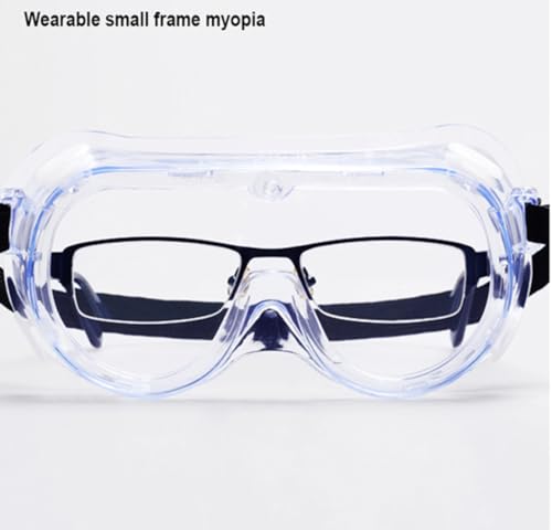 Edward Tools Safety Goggles - Comfortable for Chemistry Lab - Vented Anti-Fog Design - Adjustable Headband Fits Most Adu