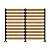 MUPATER 60in H×78in W No Dig Wooden Privacy Screen, Ideal Outdoor Wall Suit for Hard Ground and Soil, 2 Way to Use, Outdoor Privacy Fence Panel, Air Conditioner Fence, Natural (2 Panels)