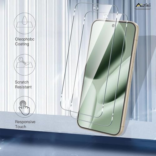 Image of Uyiton Tempered Glass Screen Protector Compatible with Google Pixel 10 Pro XL (6.8 Inch) | Pack of 2 | 9H Hardness | HD Clear | Fingerprint Unlock Compatible | Bubble-Free Installation | Case Friendly