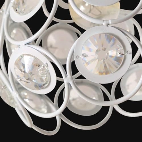 Candelabros de cristal interiores con soporte de diseño sutil para salón 5