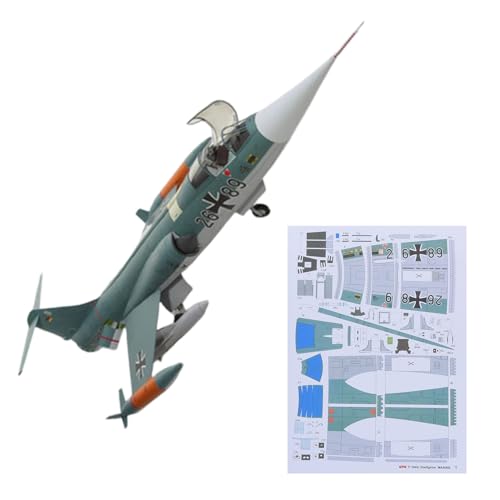 DAGIJIRD (Unassembled Kit) 1:33 US F-104G Starfighter Plane Model Military Puzzle Aircraft Paper Model