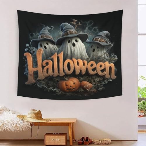 Tapisserie decoration murale Halloween 3D MJFCoin tenture murale tissu chambre salon 180x230