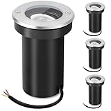 Étanchéité IP67 : Nous avons ajouté un anneau en caoutchouc étanche sur le verre trempé de la lampe, ainsi que deux anneaux en caoutchouc étanches avant et après la sortie du câble. Ainsi, son étanchéité est supérieure à celle des autres luminaires enterrés d'extérieur du marché. Même exposé aux intempéries (neige, pluie, gel, etc.), il peut être utilisé longtemps