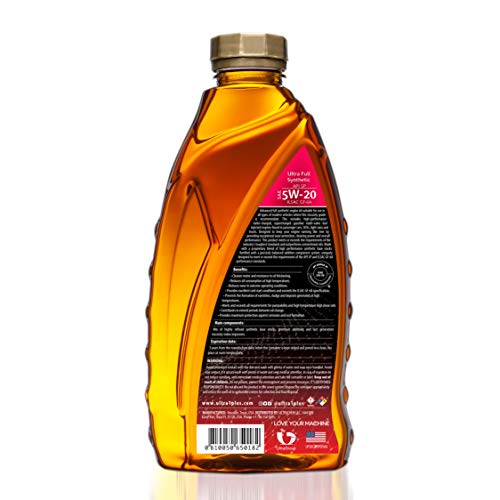 Image of SAE 5W-20 Full Synthetic Motor Oil API SP ILSAC GF-6A 12 Quarts