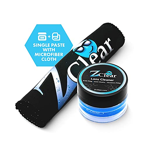 image for Zclear Lens Cleaner Paste - 1 Eyeglass Cleaning Paste & 1 Microfiber C