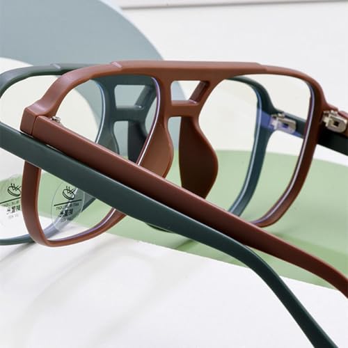 Montures de lunettes à rivets rétro légères pour éviter les marques de nez - 4