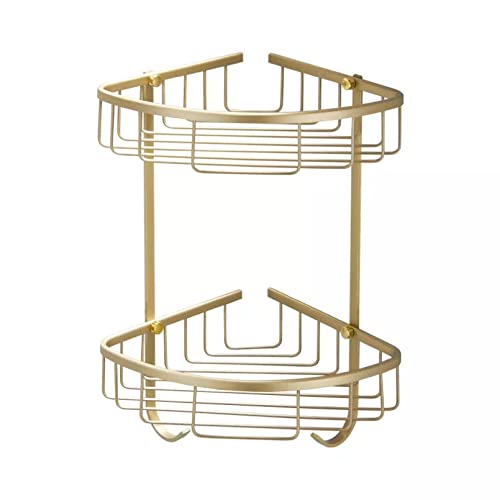 Panier d'angle mural à double niveau antirouille pour optimiser la douche - 3
