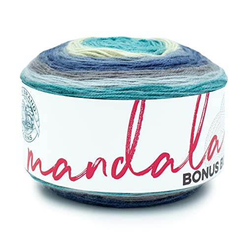 Image of Lion Brand Yarn Mandala Bonus Bundle Yarn, Yarn for Knitting, Crocheting, and Crafting, 1 Cake, Babar