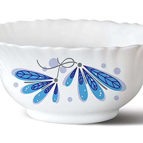Image of Larah by Borosil Twilight 6 Pcs Opalware Bowl Set (150 ml Each)