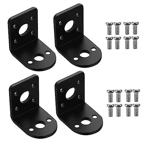 DOITOOL 4 Sets Motor Bracket Mount Mounting Bracket for Canoe Motor Gear Wheel