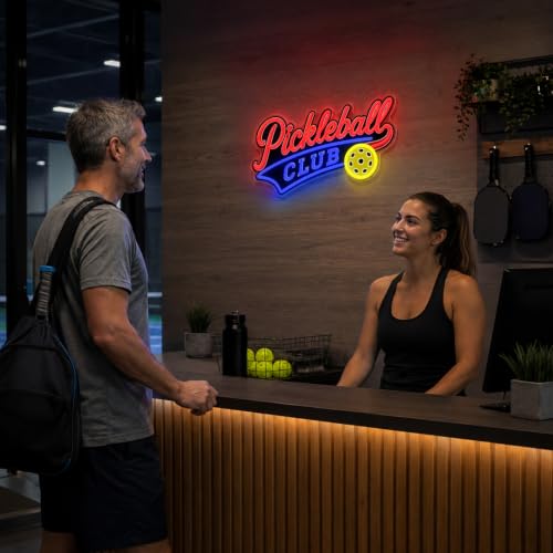 Pickleball Neon Sign LED Pickleball Sign for Club Game Room Sports Decor by Mvorixa - Used condition - Image 5