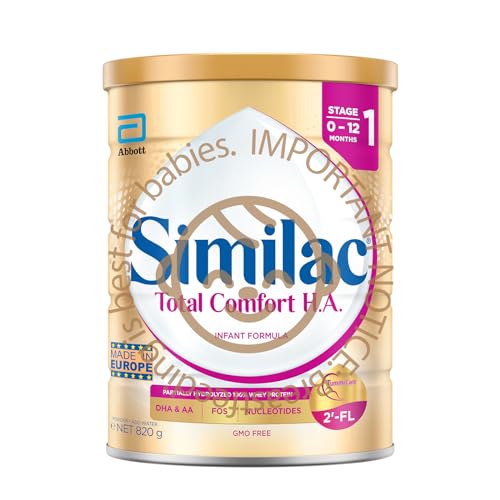 Similac Total Comfort Infant Formula, Imported, Easy-to-Digest Baby Formula Powder, Non-GMO, 820 g (28.9 oz) Can