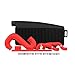 Mishimoto MMTMIC-WRX-01BKRD Top-Mount Intercooler Compatible With Subaru WRX/STI 2001-2007 Black Cooler, Red Hose