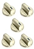 5 x 00654043 Replacement Cooktop Burner Knob for Bosch 654043, 611975, AP5325796