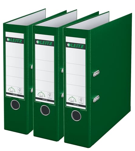 Leitz Qualitäts-Ordner 180° Plastik, 3er Pack, das Original, A...