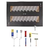 [Parking à l'échelle 1/64] : Ce kit de parking miniature à l'échelle 1/64 est idéal pour créer des scènes réalistes avec vos voitures et accessoires miniatures