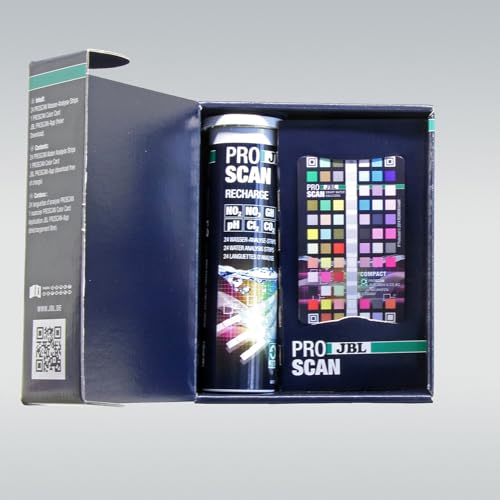 JBL ProScan 25420 Wassertest mit Smartphoneauswertung für Süßwasser Aquarien, 1 Stück (1er Pack)