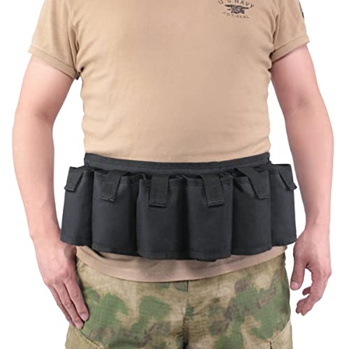 Kiuiom Dosen Gürtel,Portable Trinker,Beer Belt,Bierhalter Gürtel,Biergürtel mit 6 Flaschenhalter Dosenbier Halterung für Camping Wandern Outdoor Party (Schwarz)