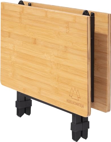 Mesa de Patio Plegable de Bambú MOUNTAIN SUMMIT GEAR para Uso Interior/Exterior Modelo MSG-BBTBL miniatura 6