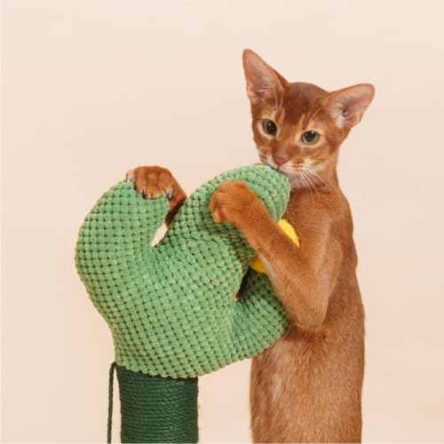 Rascador para gatos ZEZE cactus desierto 25 pulgadas miniatura 4