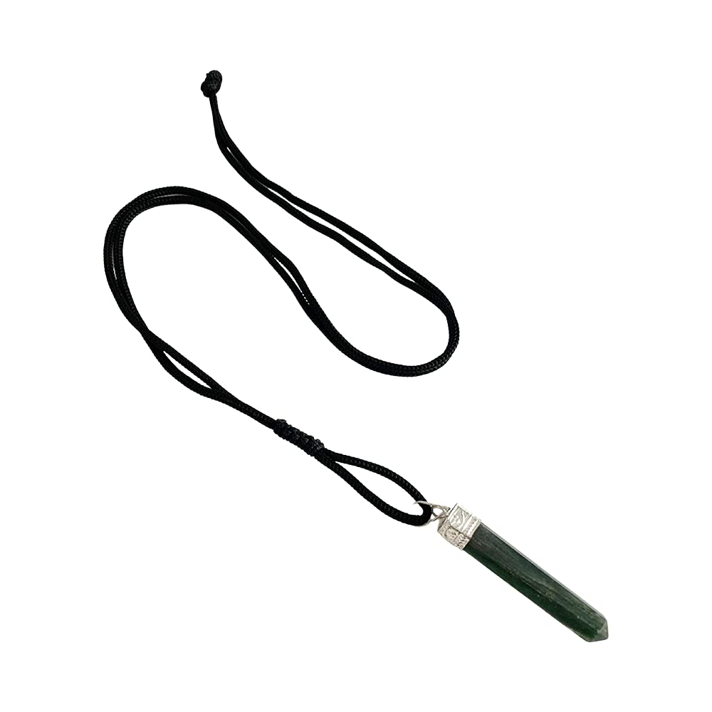 Vie Green Aventurine Naturals Pencil Pendant, 25-30Mm, One