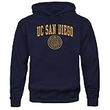 Barnesmith University of California - San Diego King Tritans Hooded Sweatshirt, Heritage, Navy, Small