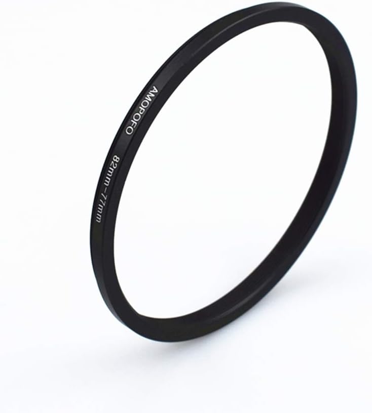 82mm - 77mm /82mm-77mm ステップダウンリングフィルターアダプター すべてのブランドのUV、ND、CPL、メタル