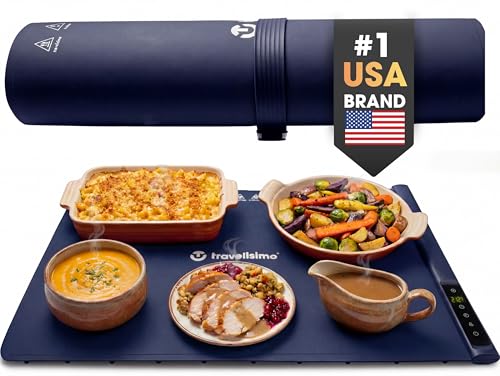 Travelisimo Food Warming Mat for Buffets & Parties