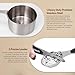 Magnetic Measuring cups and spoons Set, 5 Stainless Steel Magnetic Measuring Cup and 8 Double Sided Measuring Spoons with 1 Leveler，Kitchen Gadgets for Cooking & Baking