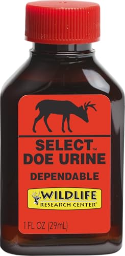 Wildlife Research 410 Select Doe Urine Whitetail Deer Attractor (1-Fluid Ounce), Amber