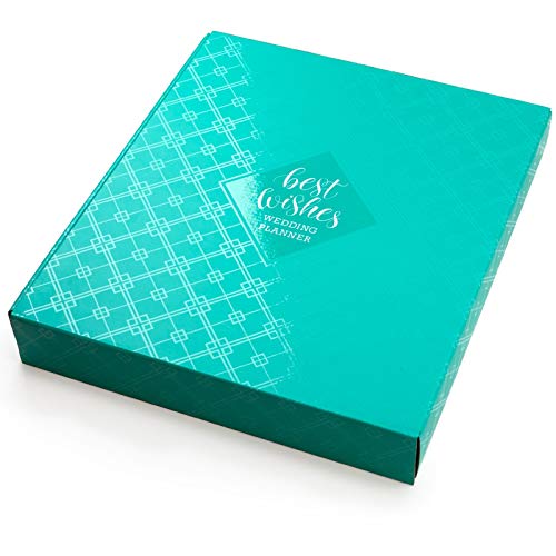 Wedding Planner Gift Set For The Bride To Be: 9X11 Hardcover Wedding Planner And Organizer, Gift Box, Guest Book, Clip-In Bookmark, Planning Stickers, Business Card Holder, And Pocket Folders (Gold) #TOP6