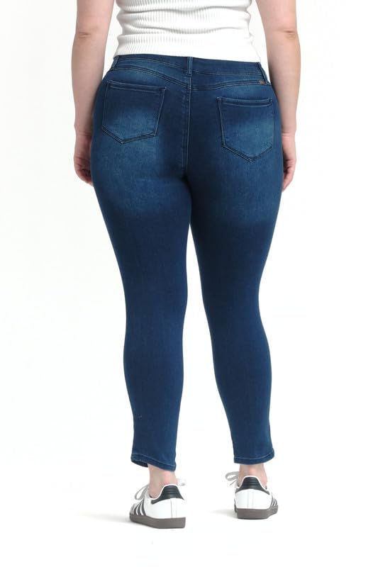 1822 Denim Women's Curvy 28" Silk Mid-Rise Ankle Skinny Jean4