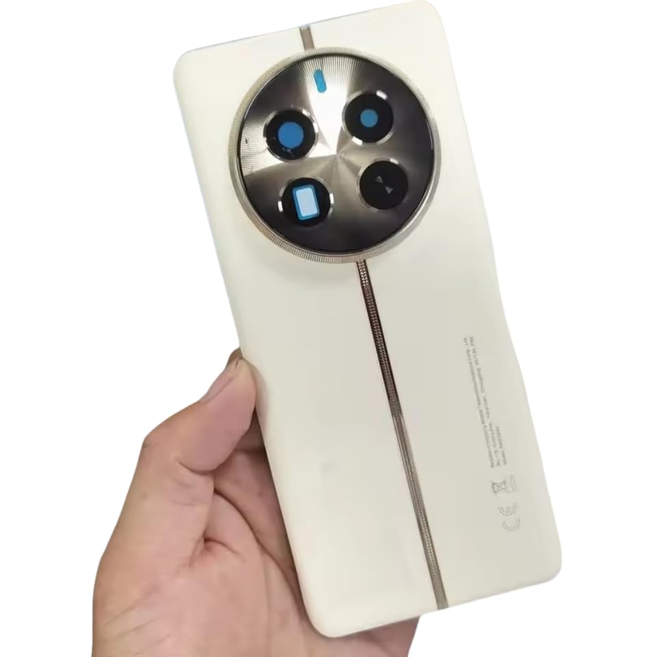 Coque arrière pour Realme 12 Pro Plus résoudre vitre fissurée adhésif blanc inclus