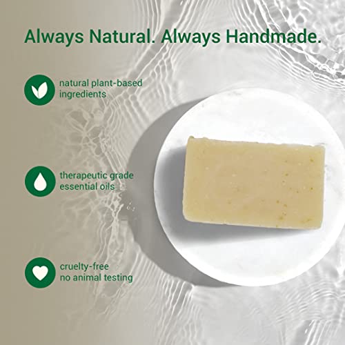 Herb’n Eden Bar Soap, Handmade, 100% Natural Ingredients, For Combination Skin, Eczema, Acne, For Face And Body, Women And Men (Oatmeal Honey) #TOP3
