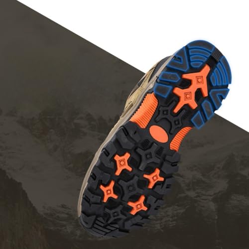 Men’s Outdoor Hiking Shoes Waterproof Non-Slip Low-Top Hiking Sneakers Durable Trail Walking Shoes for Travel Adventure4