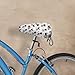 FOSKERV Fashion Bicyle Cushion Cover, Waterproof Non Slip Adjustable Bike Seat Cover for All Bicyles, Universal Bicycle Saddle Protector, Boston Terrier Bulldog