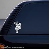 Ironworker Climbing ibeam vinyl decal