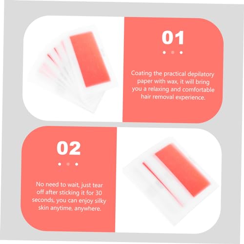 DOITOOL 30 Unidades papel de cera papel depilatorio cera depilatória papel para depilação depilacao