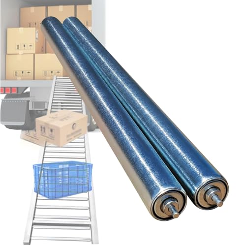 Set Of 2 Stainless Steel Conveyor Rollers, 100-1000 Mm Length And 1 1.25 1.5 1.9 2.3 In Diameter, For All Types Of Moving Projects, Dependable Replacements With Roller Conveyor System(Dia 38MM/1.5in,L