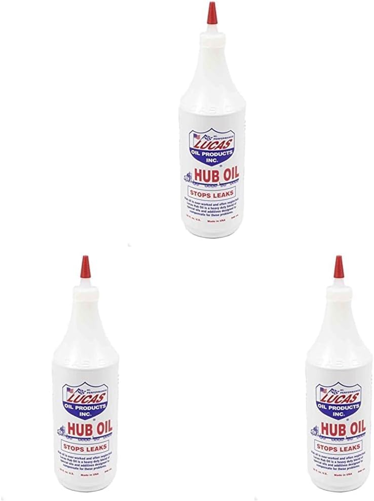Lucas Oil Products LUC10088 Hub Oil, 32 fl. oz, 3 Pack
