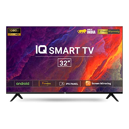 Image of IQ 80 cm (32 inches) Full HD Ready LED Frameless Android Smart TV IQFL32ST (Black)