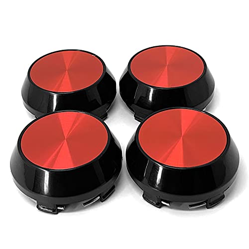 Anhui-dsb4PCS 60mm Wheel Center Cap For Enkei SSR Rays Vossen OZ Racing Advan XXR Lada BMW Renault Audi Car Rim Hub Cap Dustproof Cover (Color : Red)
