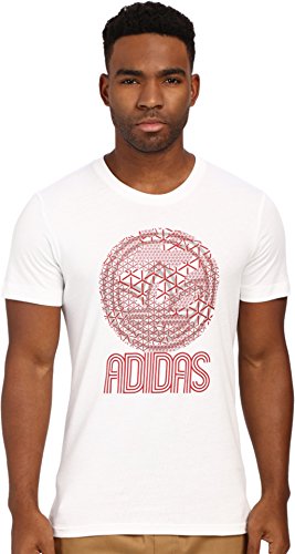 adidas Originals Mens Circle Trefoil Graphic Tee