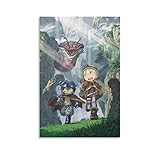 Fbroceh Made in Abyss Poster Anime Reg Riko Canvas Art Poster and Wall Art Picture Print Modern...