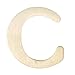 RAYHER 6160200Â Wood Letters, 4Â cm, C
